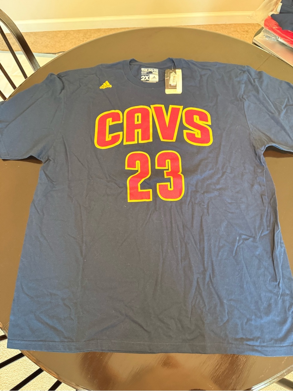 Adidas Cleveland Cavaliers Cavs #23 T-Shirt Men’s 2XL NWT NBA